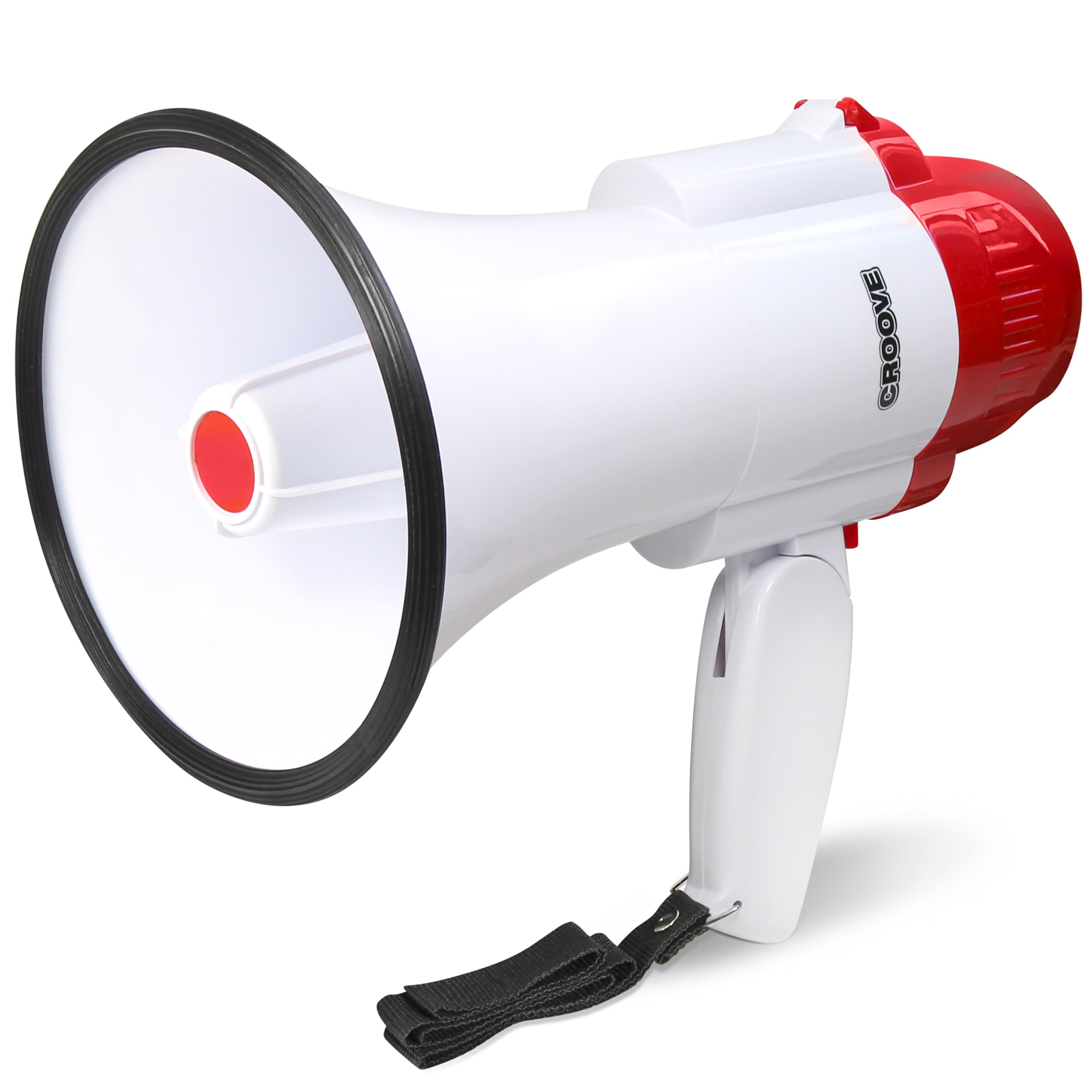 Amazon.co.jp: Crooveメガフォン サイレン付き拡声器 30ワット